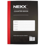 NEXX A4 - 2 Quire 192 Page Counter Book F/M 